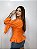 Blusa Estilo Ciganinha com Manga 3/4 Moda Cigana Laranja - Imagem 2