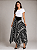 Saia Longa Estilo Boho Chic Modelo Pontas Estampada - Imagem 2