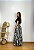 Saia Longa Estilo Boho Chic Modelo Pontas Moda Luxo Estampada - Imagem 3