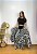 Saia Longa Estilo Boho Chic Modelo Pontas Moda Luxo Estampada - Imagem 5