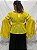 Blusa Estilo Ciganinha com Manga Longa Moda Cigana Amarelo - Imagem 2