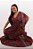 Vestido Longo Modelo Luxo Estampado Moda Indiana - Imagem 6