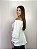 Blusa Modelo Ciganinha Ombro a Ombro Moda Luxo Branca - Imagem 5