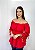 Blusa Modelo Ciganinha Ombro a Ombro Moda Luxo Vermelho - Imagem 2