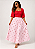 Saia Indiana Boho Chic Bordada - Rosa - Imagem 3
