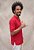 Camisa Masculina Estilo Bata em Lese Umbanda Candomblé Vermelha - Imagem 3