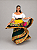 Saia Longa Cigana Modelo Patchwork com 12 metros de roda Amarelo - Imagem 2