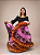 Saia Longa Cigana Modelo Patchwork com 12 metros de roda Rosa - Imagem 4