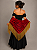 Lenço Xale Longo Feminino Renda Moda Luxo Melhores Presentes Vermelho - Imagem 4