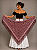 Lenço Xale Longo Feminino Renda Moda Luxo Melhores Presentes Bordô - Imagem 2