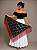 Lenço Xale Longo Feminino Renda Moda Luxo Melhores Presentes Preto e Vermelho - Imagem 1