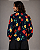 Camisa Cigana Cowboy Moda Luxo Estampada Azul Marinho - Imagem 2