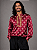 Camisa Cigana Moda Luxo Estampada Vermelho - Imagem 2