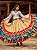 Saia Cigana Esmeralda com 3 Babados em Patchwork - Imagem 7
