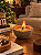Vela Aromática com Base de Cimento Queimado - Imagem 1