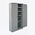 Armário de Aço para Escritório com 2 Portas e 4 Prateleiras 198x120x40 com Fechadura - Imagem 2