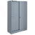 Armário de Aço com Portas de Correr 198x120x50 com Fechadura e 4 Prateleiras - Imagem 2