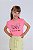 Camiseta CRESCEI NA GRAÇA (rosa neon) - Imagem 4