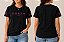 Camiseta Rota 1930 Adulto — Preta com estampa rosa - Imagem 1