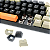 Teclado Redragon Lakshmi ABNT2 Laranja Preto Switch Brown - Imagem 7