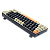 Teclado Redragon Lakshmi ABNT2 Laranja Preto Switch Brown - Imagem 4