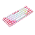 Teclado Gamer Mecanico Fizz RGB Blue 60% Redragon Rosa - Imagem 7