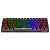 Teclado Gamer Mecânico Redragon Fizz Clear Preto K617CTB RGB - Imagem 1