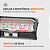 Churrasqueira Elétrica Mondial Preto 1800W 220V - Imagem 7