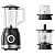 Kit Liquidificador Creamy Mini Processador Triturador Gaabor - Imagem 3