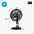 Ventilador Mondial Turbo VT30NB 30cm 6 Pás Mesa 220V - Imagem 2