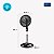 Ventilador de Coluna 40cm Mondial Turbo 140W 220V Preto - Imagem 3