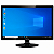 Monitor BrazilPC 15,4 LED HDMI VGA Preto - Imagem 1