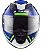 Capacete Ls2 Stream Edge Viseira Solar Ff320 Azul E Branco - Imagem 2