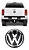 Emblema tampa traseira Amarok 2010/2020 - Imagem 1