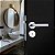 Conjunto Fechadura Banheiro 1400 Capri Inox Polido - Silvana - Imagem 4