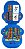 Maleta de Pintura Disney Mickey Mouse - 70 Itens - Molin - Imagem 2