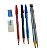 Kit Office Seven 7 Pçs Molin Caneta Lápis Borracha Apontador - Imagem 1