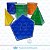 Kit 10 Sólidos Geométricos Acrílico com Planificações MMP - Imagem 2