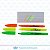 Marcador Marca Texto Cores Fluorescente 3 Unidades Molin - Imagem 3