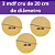 3 MDF CRU DE 20 CM DE DIÂMETRO - Imagem 1