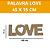 PALAVRA LOVE DE MDF CRU - Imagem 1