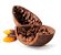 Ovo de Chocolate Meio Amargo Zero Açúcar com Pedaços de Damasco na casca - Imagem 1