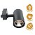SPOT LED PARA TRILHO ELETRIFICADO PRETO 6500K 20W GALAXY - Imagem 4