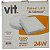 PAINEL PLAFON LED 24W QUADRADO SOBREPOR BIVOLT FRIA VIT - Imagem 1
