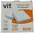 PAINEL PLAFON LED 18W QUADRADO SOBREPOR BIVOLT NEUTRO VIT - Imagem 2