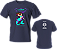 Camiseta Poliamida Ultra proteção UV Equipe Azul KRATON (Masculino Corte Tradicional, Feminino Corte Baby Look) - Imagem 1