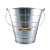 Balde de Alumínio Reforçado Nº34 Capacidade 16 Litros - Quantidades - Imagem 1