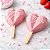 Forma Silicone Sorvete Coração Lapidado para Cake Pop e Picolé - Imagem 3