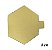 Base Laminada Dourada Decoração Docinhos 8 cm - 30 Unid - Imagem 1