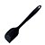 Espátula de Silicone Curva Grande 28cm Preta Reforçada - Imagem 1